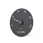Load image into Gallery viewer, SaunaLife SaunaGear Hygrometer Hygrometer, Round, Black
