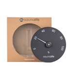 Load image into Gallery viewer, SaunaLife SaunaGear Hygrometer Hygrometer, Round, Black

