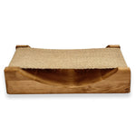 Load image into Gallery viewer, SaunaLife SaunaGear Headrest 1, Wooden headrest with cloth neck support

