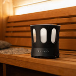 Load image into Gallery viewer, SaunaLife SaunaZone Bluetooth Speaker &amp; Sauna Bucket w/ Lights
