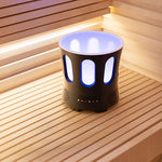 Load image into Gallery viewer, SaunaLife SaunaZone Bluetooth Speaker &amp; Sauna Bucket w/ Lights
