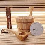 Load image into Gallery viewer, Bucket and Ladle Package 1, Ladle, Timer and Thermometer - Sauna Accessory Package

