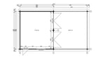 Load image into Gallery viewer, Double Garage and Carport Erki 70
