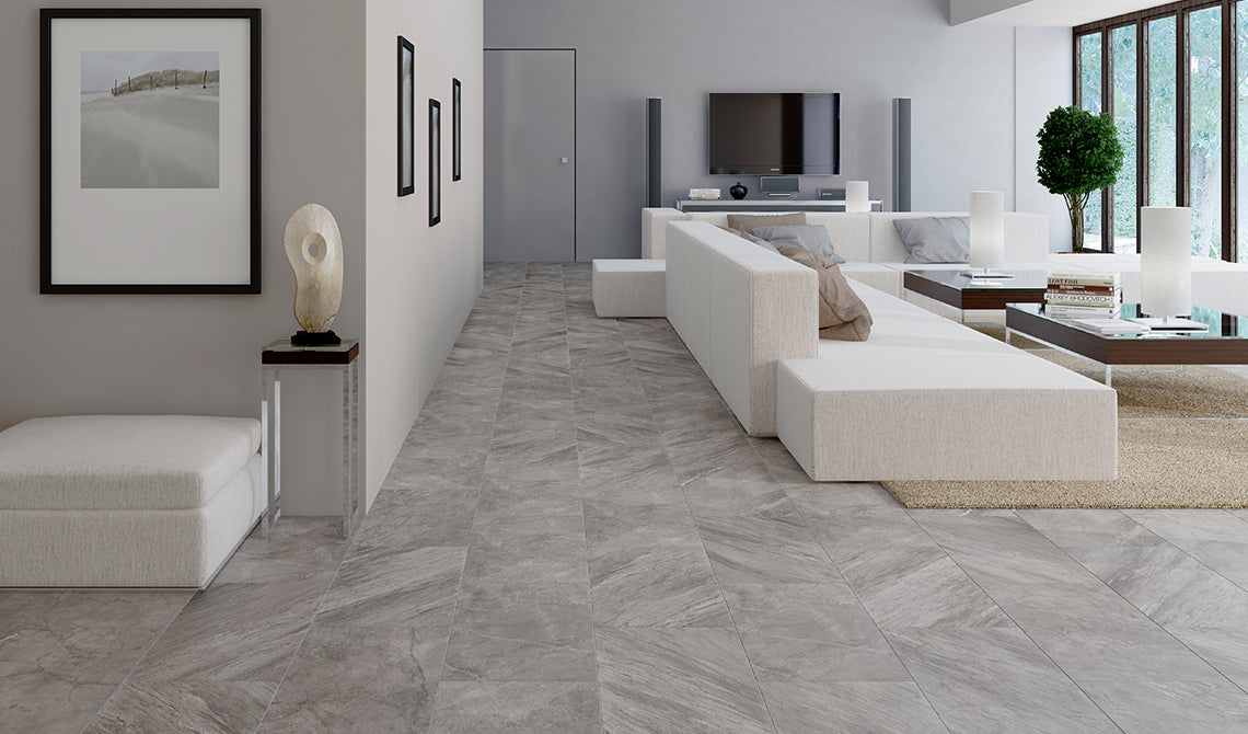 HAMPTON (White & Grey)